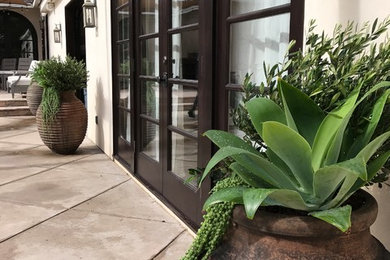 Inspiration for a mediterranean backyard landscaping in Santa Barbara.
