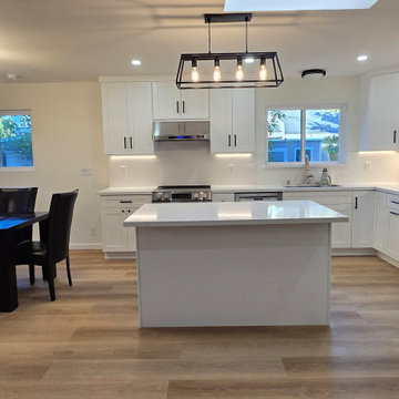 Santa Clara Bathroom Remodel & Kitchen Relocation