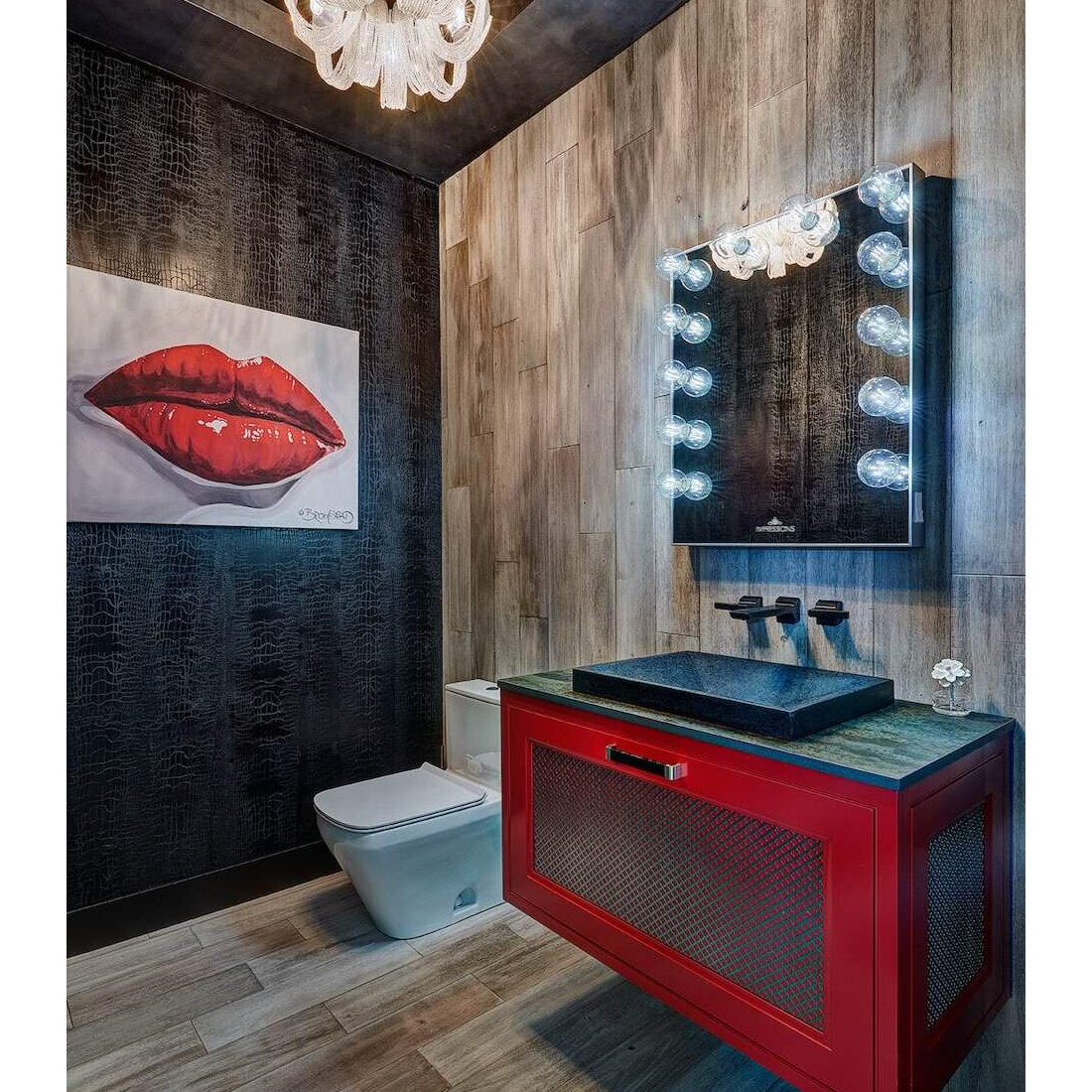 Eclectic Powder Room