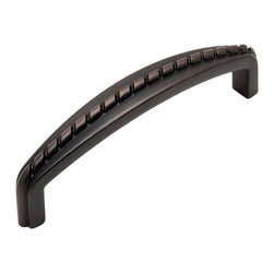 Cosmas - Cosmas 228-96ORB Oil Rubbed Bronze 3-3/4&rdquo; CTC Rope Cabinet Pull [10-PACK] - Cabinet And Drawer Handle Pulls