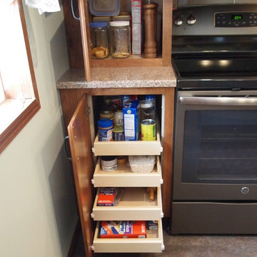 Galva, IL- Rustic Beech Kitchen With Storage Galore!