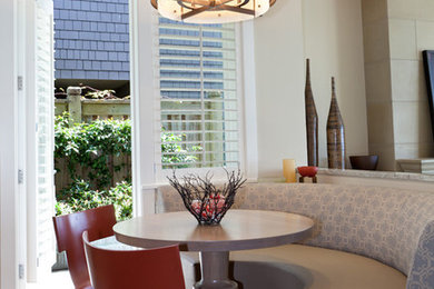 Example of a trendy dining room design in Vancouver