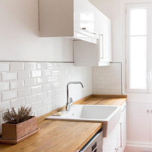 Cuisine cosy avec verrière sur mesure