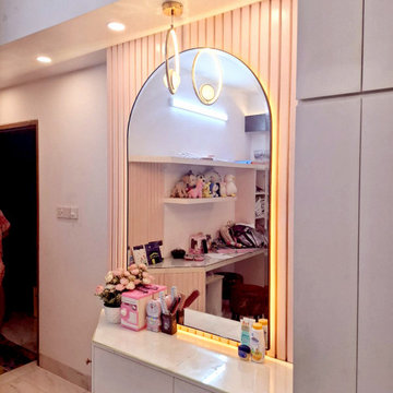 Dressing Table with Arched Mirror, Bashundhara Flat Dhaka