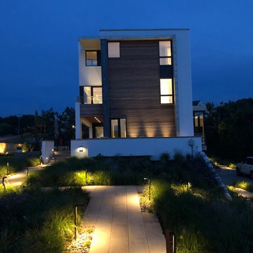 Modern Oceanfront Landscape - Cohasset