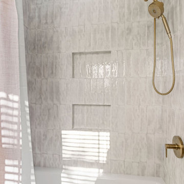Black & Pink Bathroom | Augusta Rd Greenville