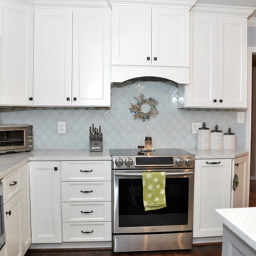 Transitional Kitchen Remodel Done With New Cabinets