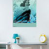 Ariel Splash Poster, Premium Unframed