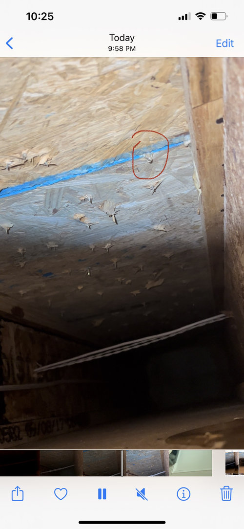 Bathroom floor leaking