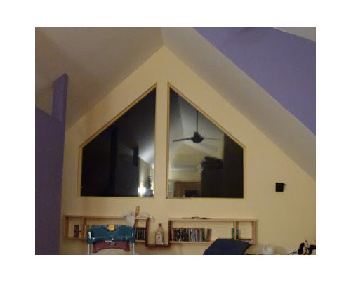 Curtains (or blinds) for Trapezoid Windows?