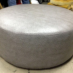 Round Ottoman - Footstools And Ottomans