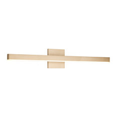 Vega Bathroom Fixture, Gold Finish