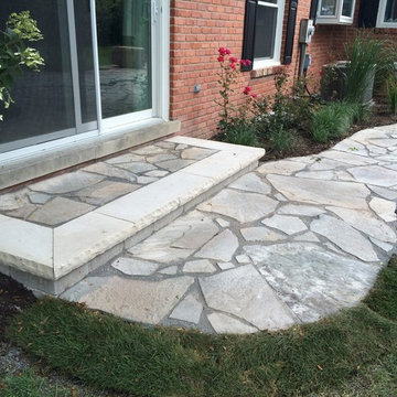 Bluestone Flagstone Patio Extentsion