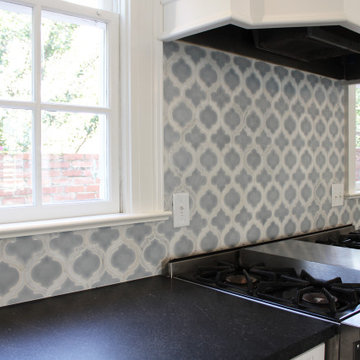 Tile by Soho Studio Corp in Baroque Lantern Sky W/ Asian Statuary Lines