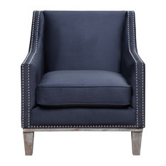 Aster Accent Chair, Navy