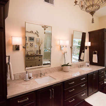 Mocha Marble Bathroom