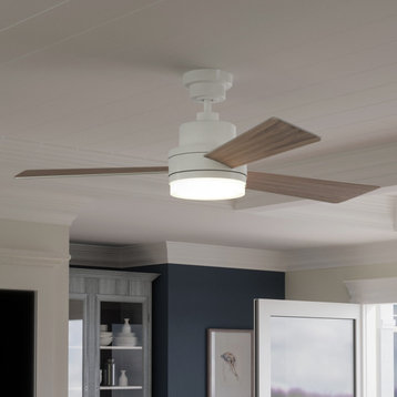 Luxury Modern Ceiling Fan, White, UHP9212, Capitola Collection
