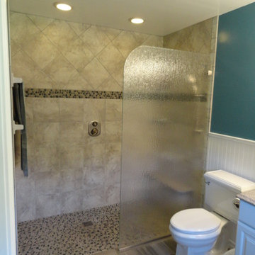 Custom Glass Spray Panels, Splash Guards, and Fixed Panel Shower Units
