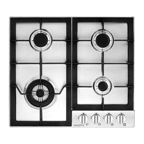 Ancona 4 Burners Gas Cooktop 23" in Stainless Steel