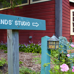 Brass Light Gallery - Path Lighting to Artists Studios at Ragdal - Path Lights