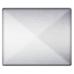 2.5" x 3" Diamond Stainless Steel Tile - Kitchen Products