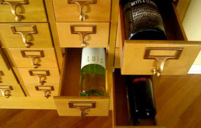 Where to Store your Cabernet & Chianti? In the Card Catalog, of Course!
