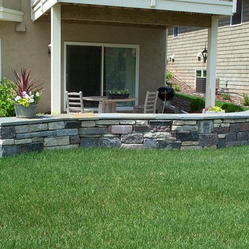 Granite Sitting Wall