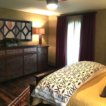 Rustic Bohemian Guest Bedroom
