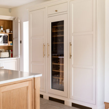 Classic In-Frame Shaker & Walk-in Pantry and Media Wall – Nazeing, Essex