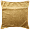 Handmade 12 x 12 inch Painted Foil Beige Gold Velvet Cushion Cover, Big Splash