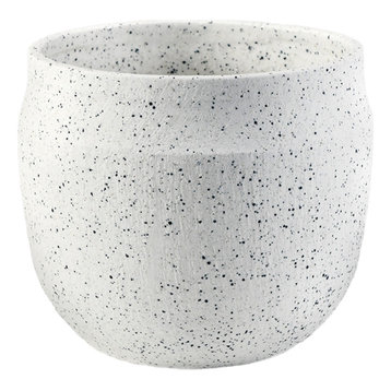 Serene Spaces Living White Granite Bowl, in 2 Sizes, Large