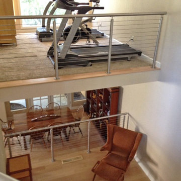Round Stainless Steel Cable Stair Railing Bakersfield, CA