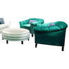 Chelsea Home 4-Piece Living Room Set in Heavenly Oyster with Accent Pillows