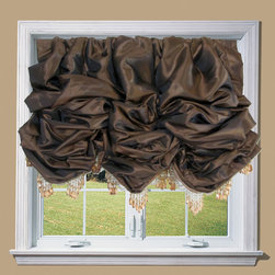 Drea' Custom Designs - Faux Silk Balloon Shade - Roman Shades