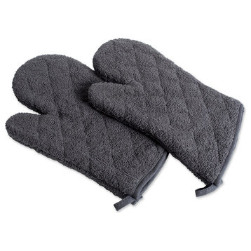 DII Mineral Terry Oven Mitt, Set of 2