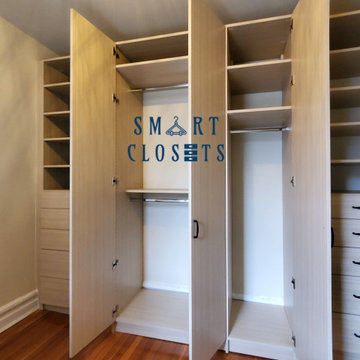 Master Closet - Summer Breeze Finish - Designed by Smart Closets