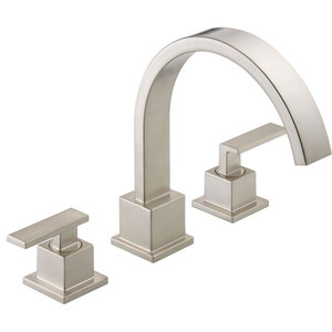Delta Vero Roman Tub Trim Transitional Bathtub Faucets By