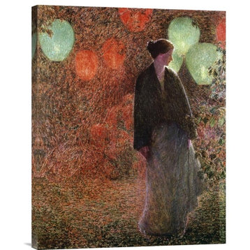 "July Night" Stretched Canvas Giclee by Childe Hassam, 24"x30"