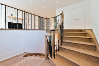 Inspiration for a staircase remodel in Toronto