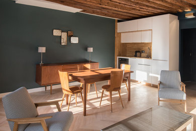 Idée de décoration pour un salon design.