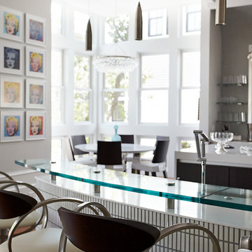 Contemporary Watercolor Home