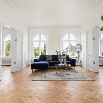 Komplet indretning af villa på Østerbro