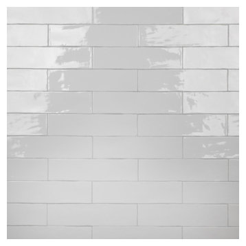 Chester Ceramic Wall Tile, Bianco