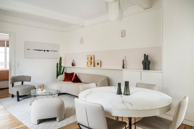 Inspiration pour une salle à manger design.