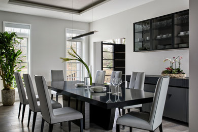 Dining room - modern dining room idea in DC Metro