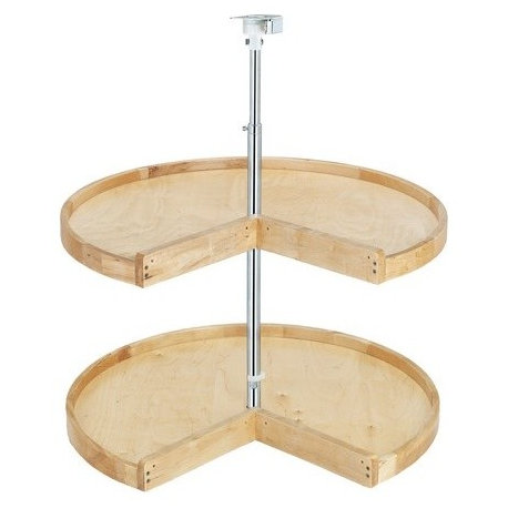 Rev-A-Shelf 4WLS942-24P-52 - 24in Pie-Cut Lazy Susans 2-Shelf