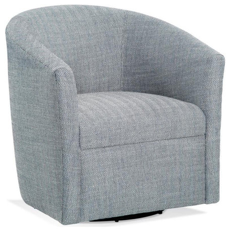 Lynton Swivel Chair, Indigo