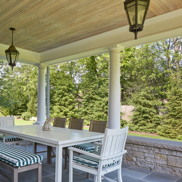 Side Porch with Dining for Eight