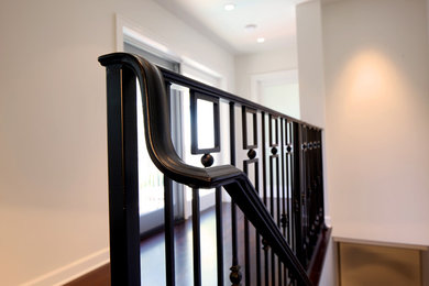 Example of a classic staircase design in Los Angeles