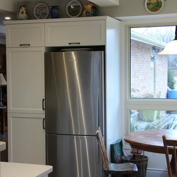 Wonderful White Corner Kitchen